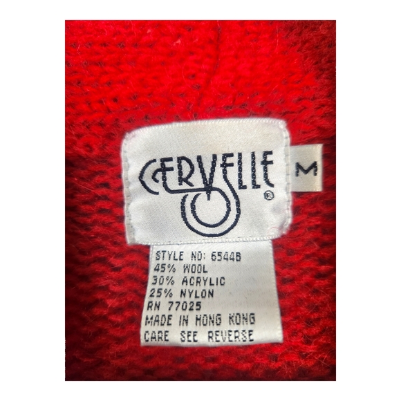Vintage Cervelle Longline Embellished Shawl Neck Knit Button Front Cardigan - Picture 6 of 11